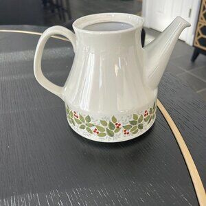 Figgjo Norway Flameware Brazil Pattern 1054 Teapot MCM Vintage Scandinavian